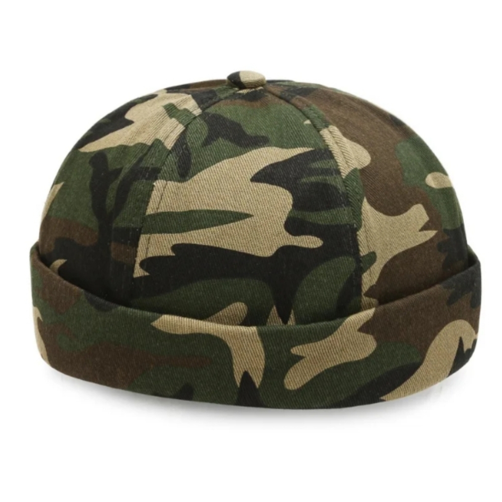 Unisex Brimless Beanie | Brimless Cap | Camo